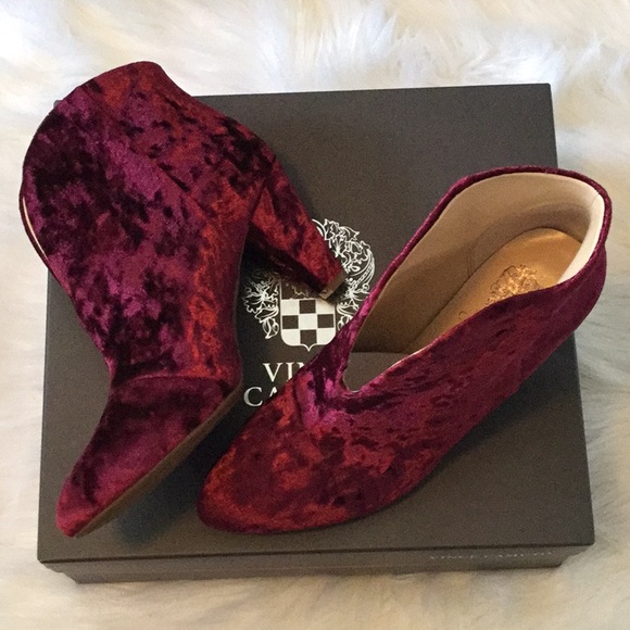 Vince Camuto Shoes - Vince Camuto crushed velvet bootie